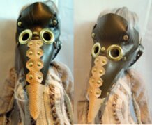 Steampunk Doll Armor - Plague Doctor Mask