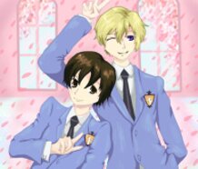 Tamaki and Haruhi from Ouran