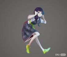 golden shoes with ERU