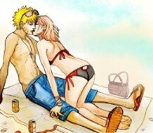 Sakura e Naruto - Narusaku <3