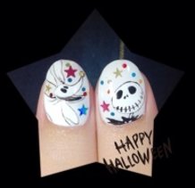 The Nightmare Before Christmas Nail Art