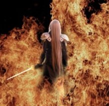 Sephiroth Cosplay - Fire Scene