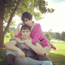 Berserk Caska and Guts cosplay