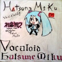 My CD cover Hatsune Miku