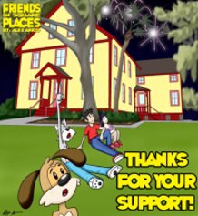 Friends in Square Places - Friends & Fireworks!