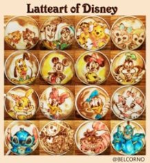 Disney Latte Art!
