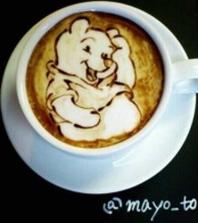 Latteart  " Winnie-the-Pooh "