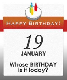 Whose BIRTHDAY is it today?