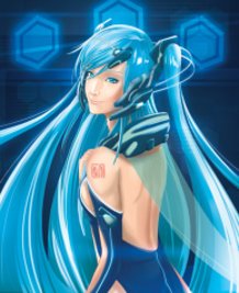 Blue Vocaloid