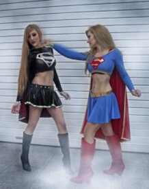 Dark Supergirl vs Supergirl