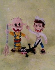 Pipe Cleaner Bakabon's Papa and and Rerere no Oji-san