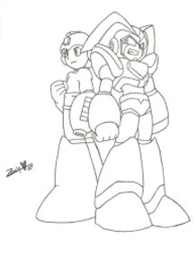 Megaman and Bass