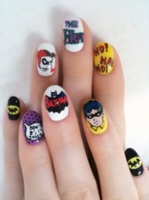 Batman Nail Art!