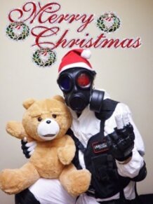 Another HUNK with ted  #Resident Evil