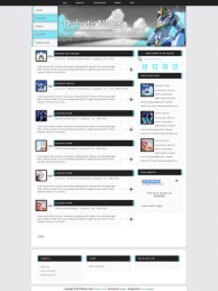 Robotic notes Blogger template