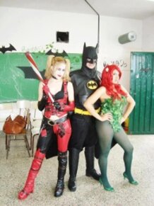 Batman, Harley and Poison Ivy