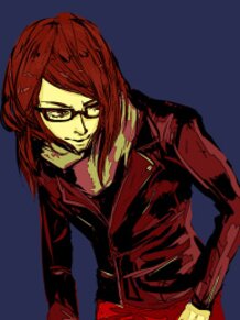 The creation boy is drawn by my hairstyle. 