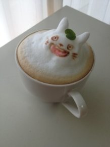 3D Latte Art of Totoro