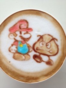Paper Mario and Goomba