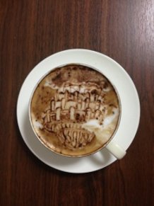 latte art~castle of laputa~