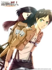 Shingeki No Kyojin - Mikasa and Eren