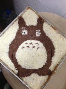 Totoro Choco Cake!