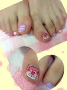 Cheshire Cat Foot Nails♪ 