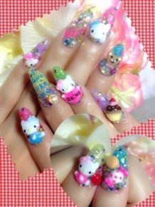 Hello Kitty Nails ♪