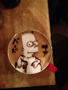 latte art~Simpsons~