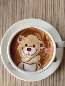latte art~bear~