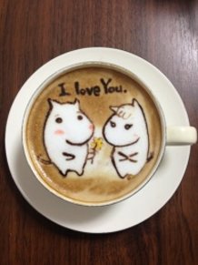 latte art~I love You~