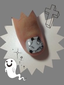 Sparky from Frankenweenie Nails!