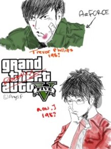 GTA V HEAD CANNON DOODLES