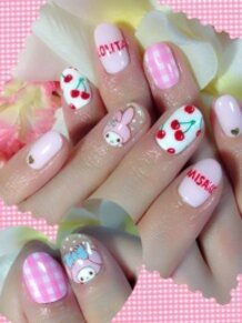 My Melody Nails