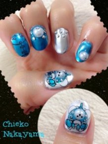 Ghost in the Shell Nails