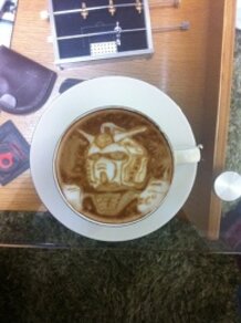 30 Pictures of Beautiful Anime Latte Art!