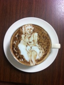latte art~Marilyn Monroe~