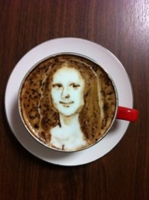 latte art~Mona Lisa~