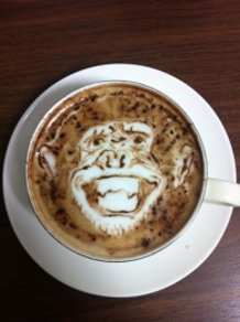 latte art~Chimpanzee~