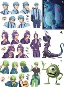 monster university vs. anime combined