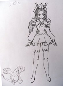Lugia Pokemon Girl
