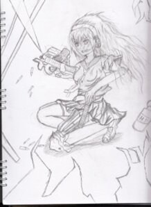 fan art from haruaki fuyuno original character