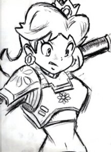daisy, from Super Mario Strikers