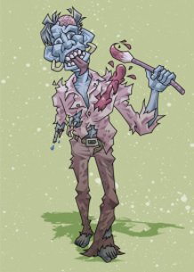 A painter's zombie 