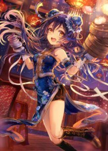 Umi-chan in a China Dress