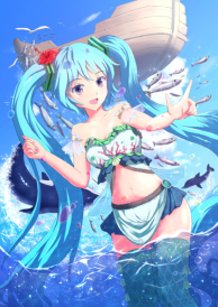 Mermaid Style Miku