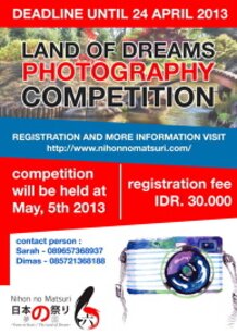 LAND OF DREAMS PHOTOGRAPHY COMPETITION !