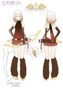 Character design fo Konohana Sakuya