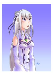 Emilia from RE: ZERO