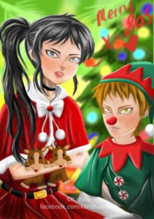 Behind is a bright tree